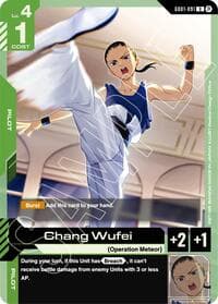 Chang Wufei - Edition Beta - Gundam Card Game card