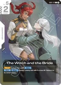 The Witch and the Bride - Edition Beta - Gundam Card Game card