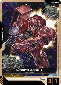 Char's Zaku II (T-006) Token - Edition Beta - Gundam Card Game card