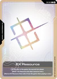 EX Resource - Edition Beta - Gundam Card Game card
