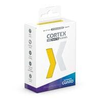 Cortex Sleeves Standard Size - Matte Yellow (100ct.) - Ultimate Guard Card Sleeves - Card Sleeves card