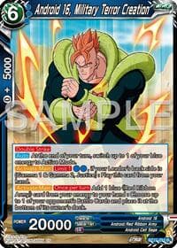 Android 16, Military Terror Creation - History of Z - Dragon Ball Super: Masters card