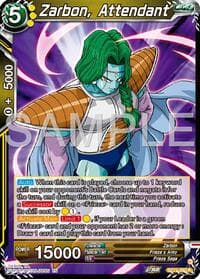 Zarbon, Attendant - History of Z - Dragon Ball Super: Masters card