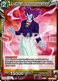 Lucifer, Confrentation - History of Z - Dragon Ball Super: Masters card