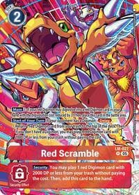 Red Scramble (Alternate Art) - Starter Deck 20: Protector of Light - Digimon Card Game card