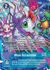 Blue Scramble (Alternate Art) - Starter Deck 20: Protector of Light - Digimon Card Game card