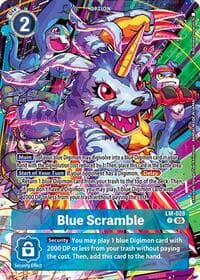 Blue Scramble (Alternate Art) - Starter Deck 21: Hero of Hope - Digimon Card Game card
