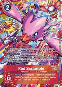 Red Scramble (Alternate Art) - Starter Deck 21: Hero of Hope - Digimon Card Game card