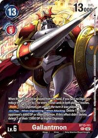 Gallantmon (Limited Card Pack) - World Convergence - Digimon Card Game card