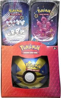 Retail Exclusive Pokemon Paldean Fates Mini Tins + Poke Ball Tin - Miscellaneous Cards & Products - Pokemon card