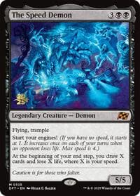 The Speed Demon - Prerelease Cards - Magic: The Gathering card