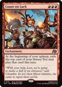 Count on Luck - Prerelease Cards - Magic: The Gathering card