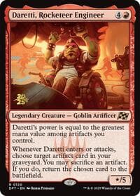Daretti, Rocketeer Engineer - Prerelease Cards - Magic: The Gathering card