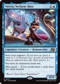 Vnwxt, Verbose Host - Promo Pack: Aetherdrift - Magic: The Gathering card