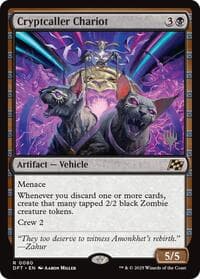 Cryptcaller Chariot - Promo Pack: Aetherdrift - Magic: The Gathering card
