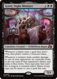 Gonti, Night Minister - Promo Pack: Aetherdrift - Magic: The Gathering card