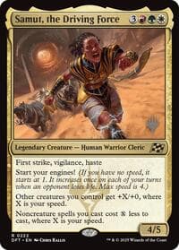 Samut, the Driving Force - Promo Pack: Aetherdrift - Magic: The Gathering card
