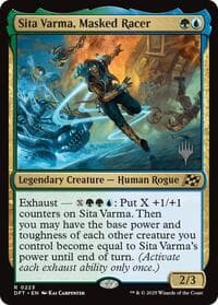 Sita Varma, Masked Racer - Promo Pack: Aetherdrift - Magic: The Gathering card
