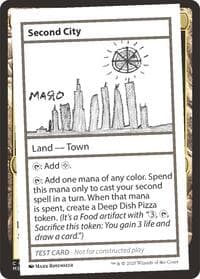 Second City - Un-Known Event Playtest Cards - Magic: The Gathering card