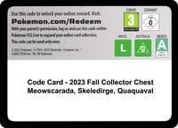 Code Card - Fall 2023 Collector Chest - Miscellaneous Cards & Products - Pokemon card
