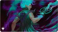 Aetherdrift Playmat for Magic: The Gathering - Borderless Racer 2: Winter Cursed Rider - Ultra Pro Playmats - Playmats card