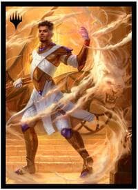 Aetherdrift - Borderless Racer 3: Basri, Tomorrow's Champion Deck Protector Sleeves for Magic: The Gathering (100-pack) - Ultra Pro Card Sleeves - Card Sleeves card