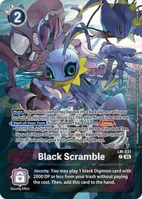 Black Scramble (Alternate Art) - Starter Deck 20: Protector of Light - Digimon Card Game card