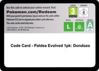 Code Card - Paldea Evolved Checklane Blister [Dondonzo] - SV02: Paldea Evolved - Pokemon card