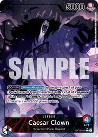 Caesar Clown (002) (Parallel) - Royal Blood - One Piece Card Game card