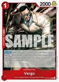 Vergo - Royal Blood - One Piece Card Game card