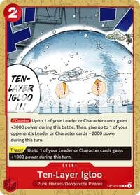 Ten-Layer Igloo - Royal Blood - One Piece Card Game card
