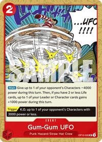 Gum-Gum UFO - Royal Blood - One Piece Card Game card