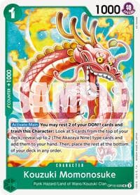 Kouzuki Momonosuke (028) - Royal Blood - One Piece Card Game card