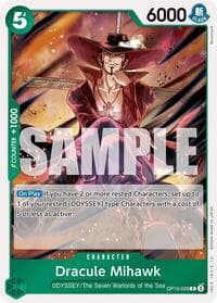 Dracule Mihawk - Royal Blood - One Piece Card Game card