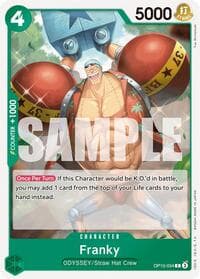 Franky (034) - Royal Blood - One Piece Card Game card