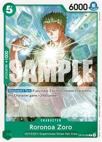 Roronoa Zoro (038) - Royal Blood - One Piece Card Game card