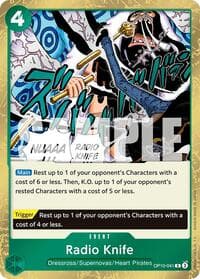 Radio Knife - Royal Blood - One Piece Card Game card