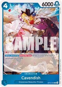 Cavendish (045) - Royal Blood - One Piece Card Game card