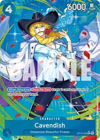 Cavendish (045) (Parallel) - Royal Blood - One Piece Card Game card