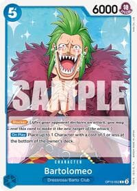 Bartolomeo - Royal Blood - One Piece Card Game card