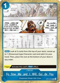 Fo...llow...Me...and...I...Will...Gui...de...You - Royal Blood - One Piece Card Game card