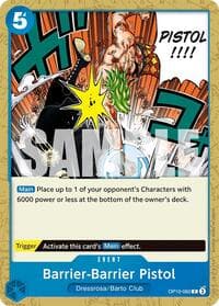 Barrier-Barrier Pistol - Royal Blood - One Piece Card Game card