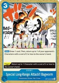 Special Long-Range Attack!! Bagworm - Royal Blood - One Piece Card Game card