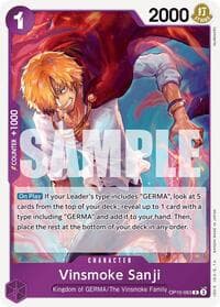 Vinsmoke Sanji - Royal Blood - One Piece Card Game card