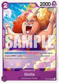 Giolla - Royal Blood - One Piece Card Game card