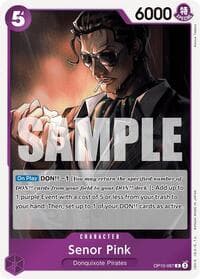 Senor Pink - Royal Blood - One Piece Card Game card