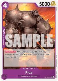 Pica - Royal Blood - One Piece Card Game card