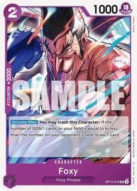 Foxy - Royal Blood - One Piece Card Game card