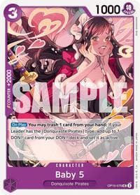 Baby 5 - Royal Blood - One Piece Card Game card