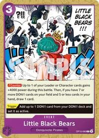 Little Black Bears - Royal Blood - One Piece Card Game card